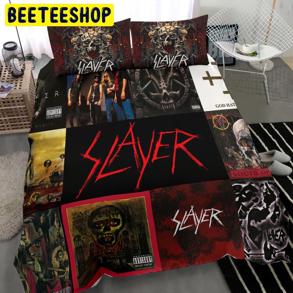 All Albums Slayer Rock Band Bedding Set