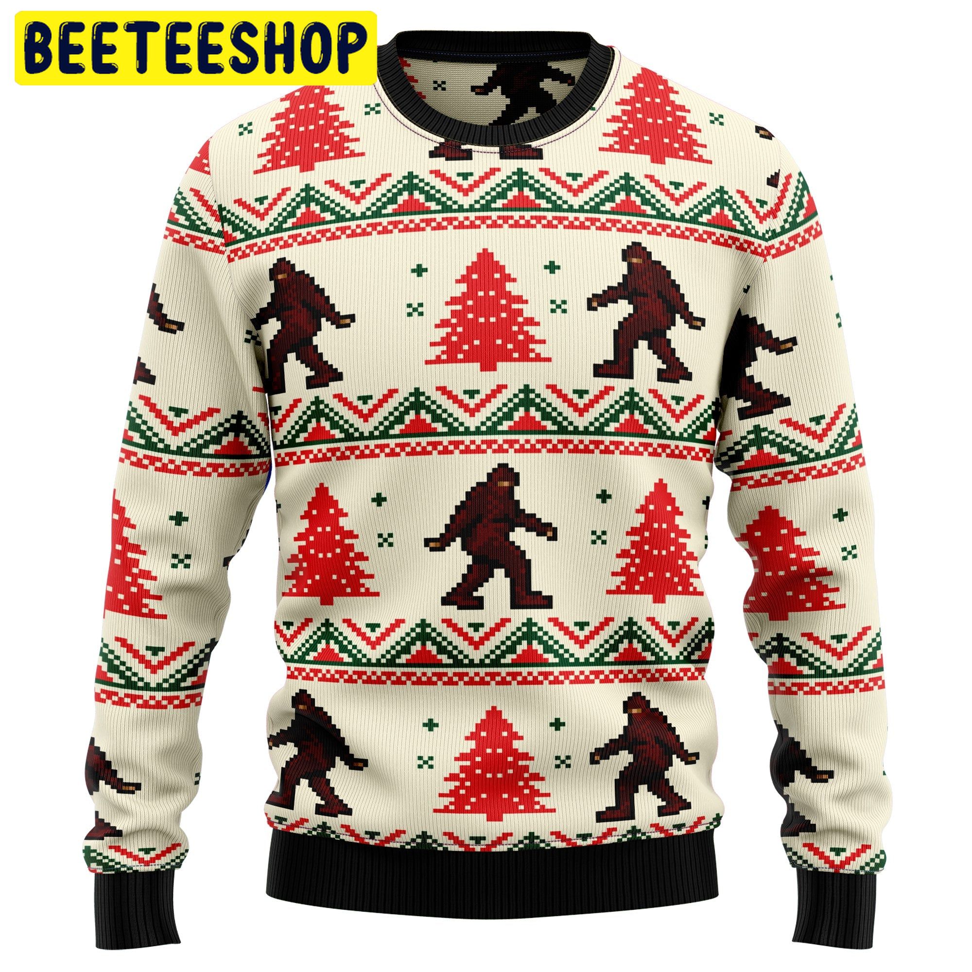 Amazing Bigfoot Trending Ugly Christmas Sweatshirt