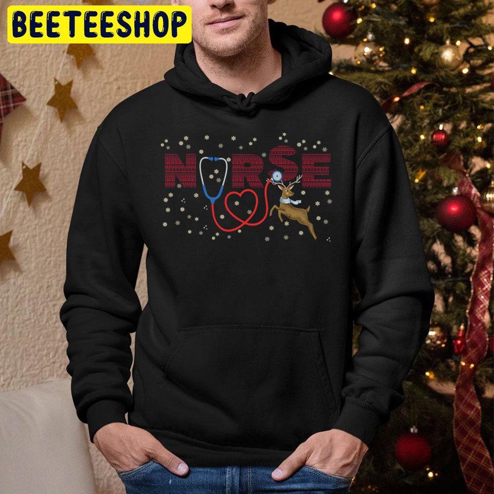 Art Christmas Nurse Trending Unisex Hoodie