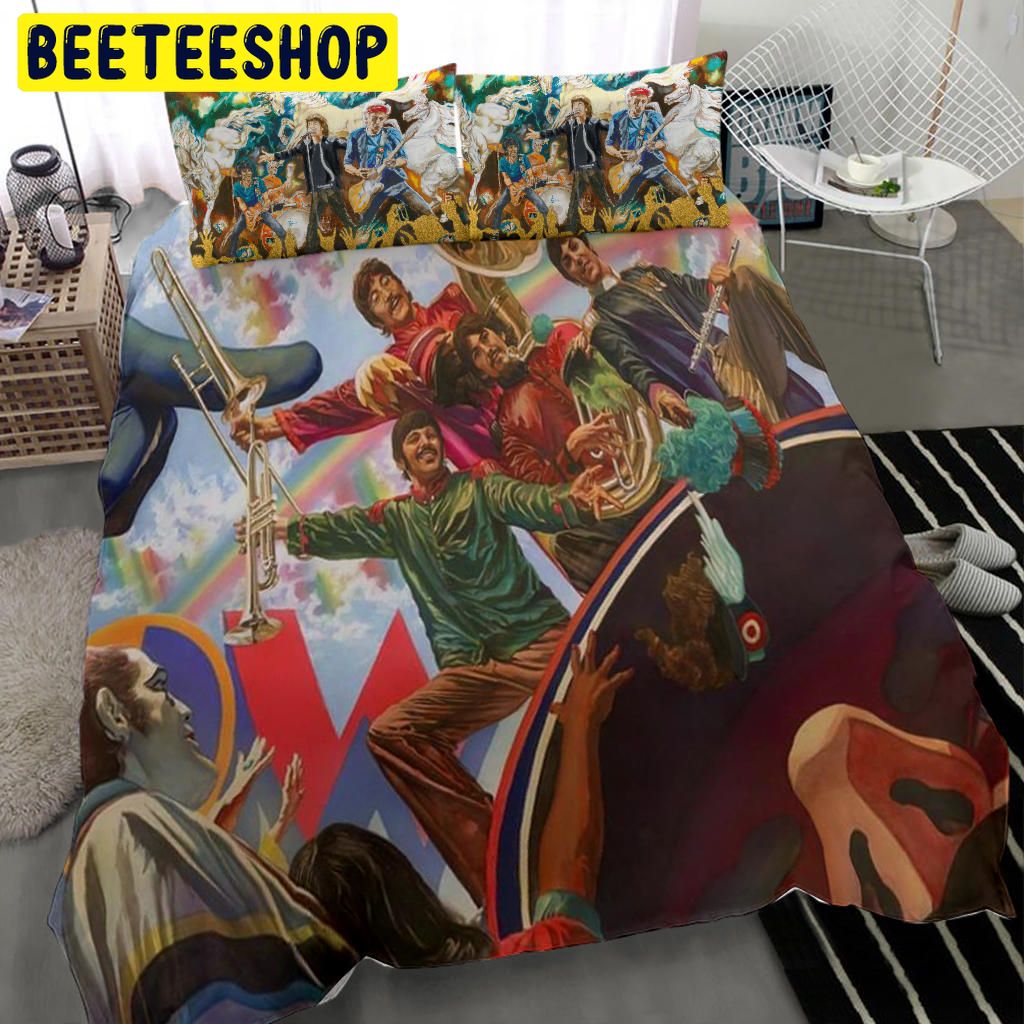 Art The Beatl Band Bedding Set