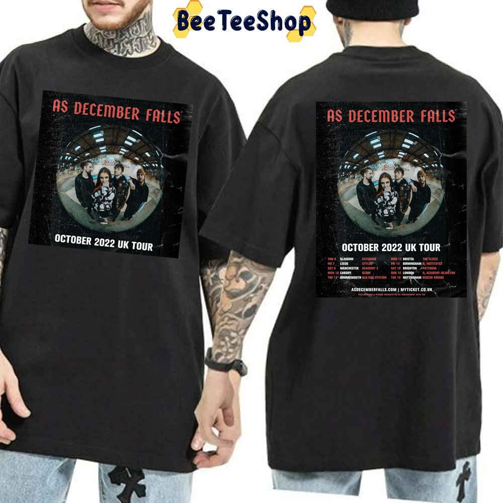 As December Falls October Uk Tour Double Side Trending Unisex T-Shirt