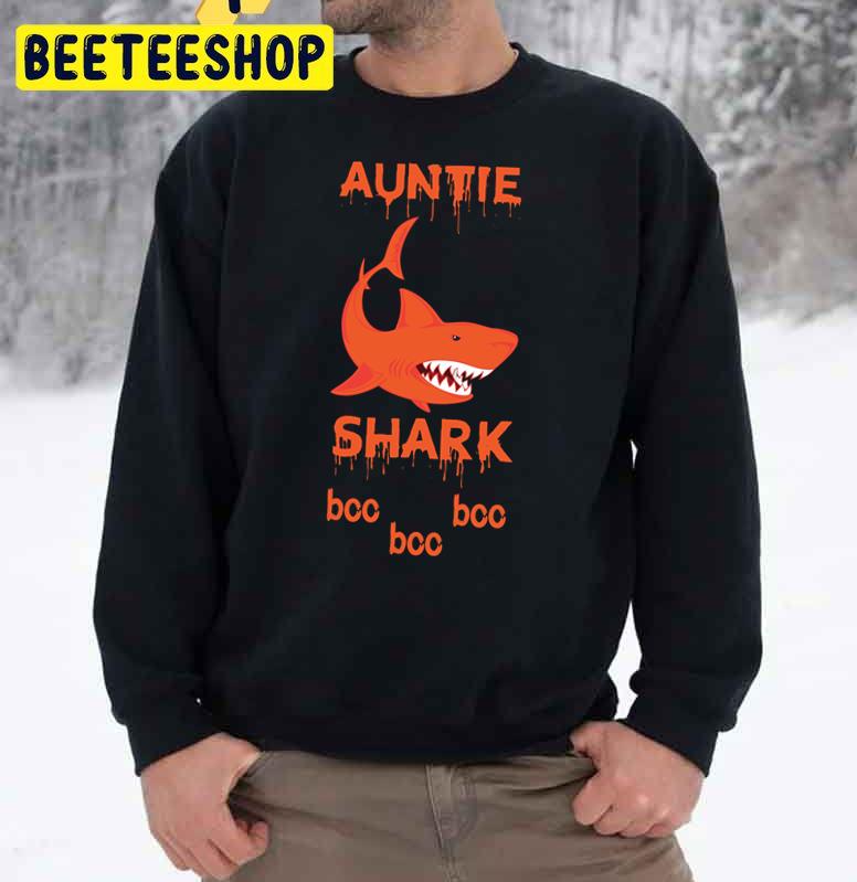 Auntie Shark Boo Boo Halloween Trending Unisex Sweatshirt