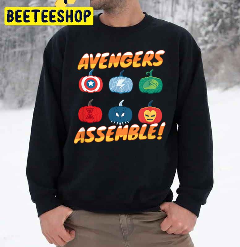 Avengers Assemble Pumpkin Heroes Halloween Unisex Sweatshirt