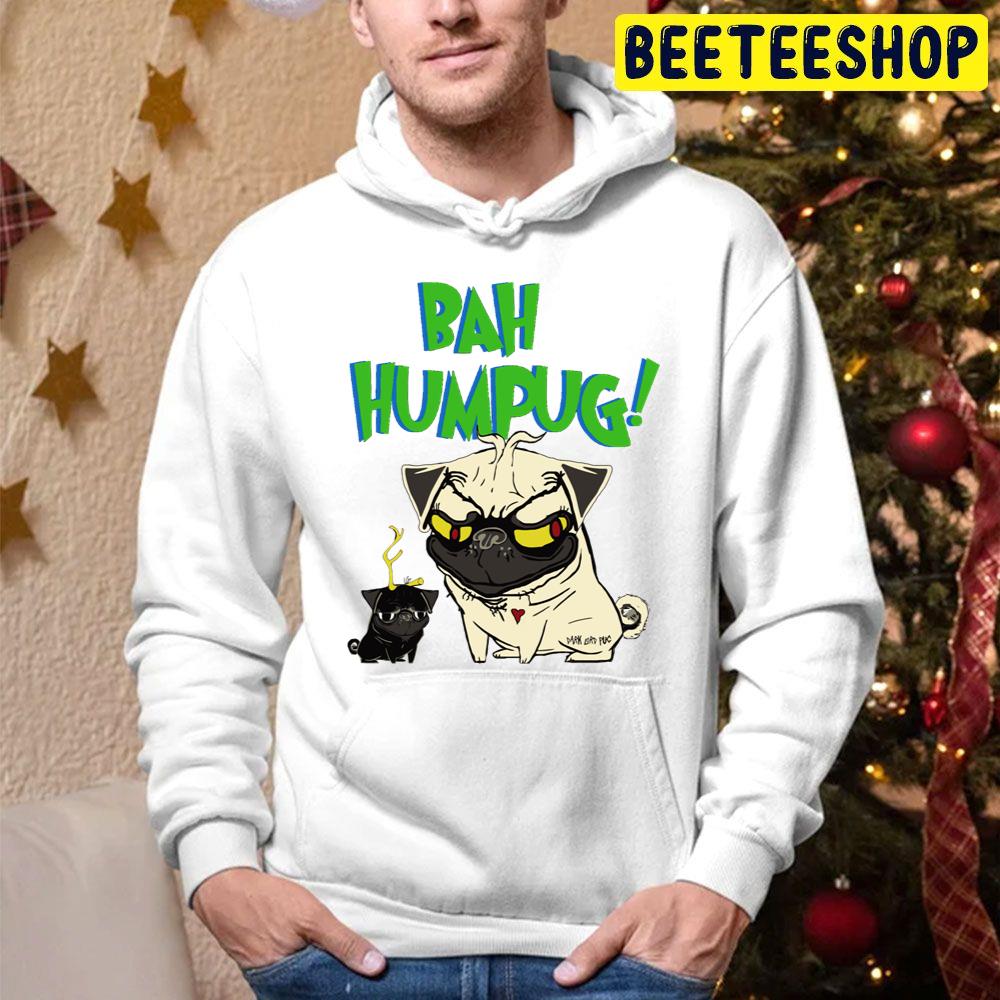 Bah Humpug Funny Pug Trending Unisex Hoodie