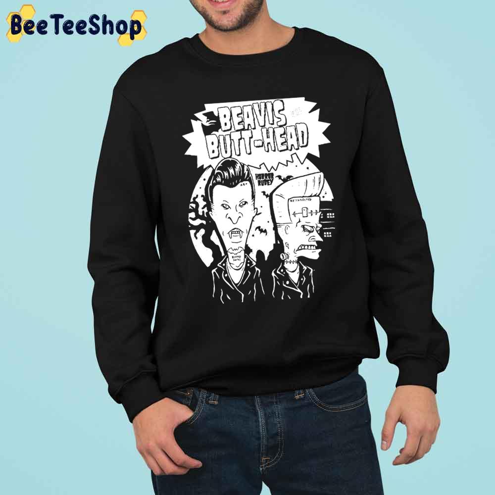 Beavis And Butt-Head Horror Halloween Trending Unisex Sweatshirt