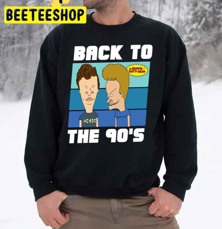 Beavis And Butthead Retro Colors Back To The 90’s Trending Unisex Sweatshirt