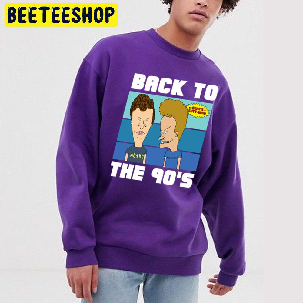 Beavis And Butthead Retro Colors Back To The 90's Trending Unisex Sweatshirt Unisex T-Shirt