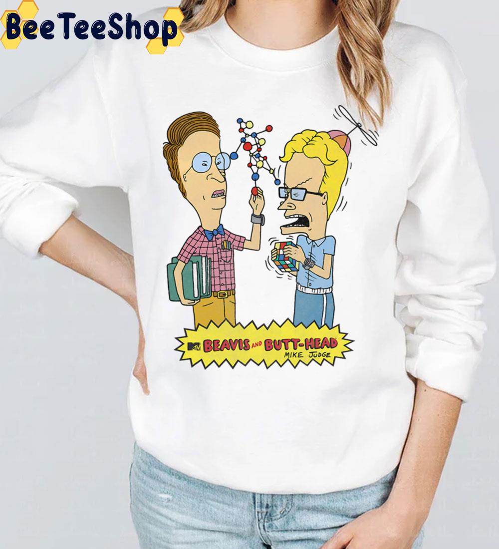 Beavis And Butt-Head Science Fair Portrait Trending Unisex Sweatshirt