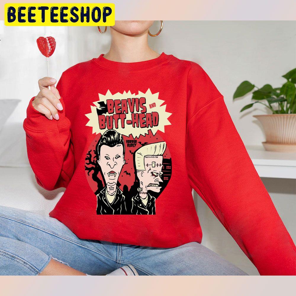 Beavis-And-Butthead Horror Rudey Halloween Trending Unisex Sweatshirt