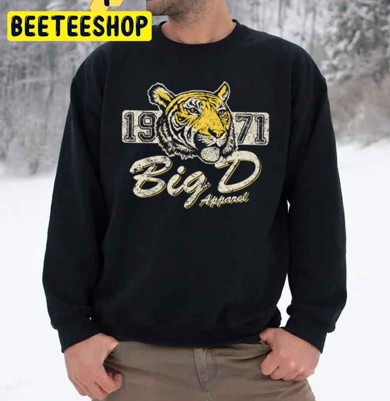 Big Detroit Michigan Apparel 1971 Baseball Trending Unisex Sweatshirt