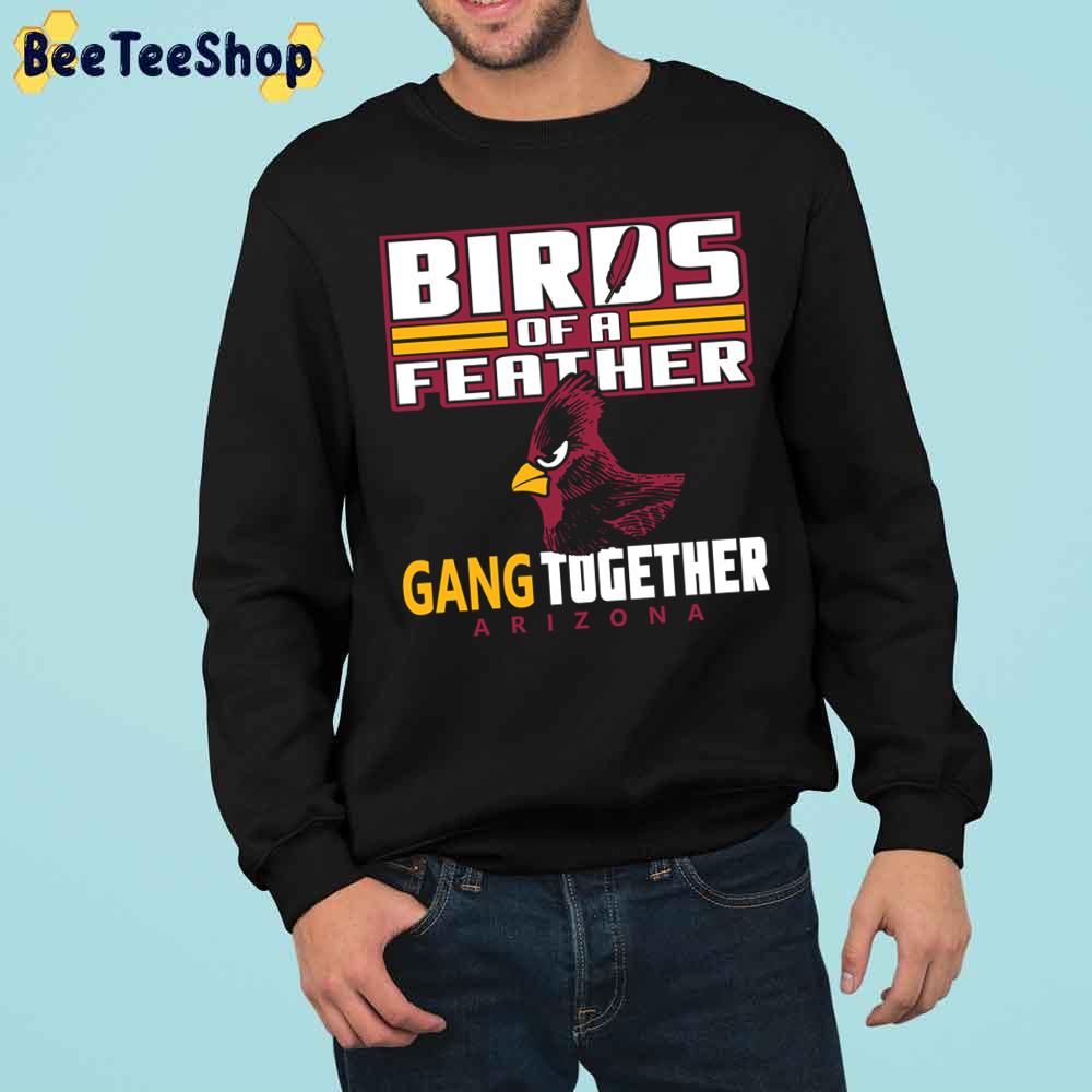 Birds Of The Feather Gang Together Arizona Cardinals Football Trending Unisex Sweatshirt