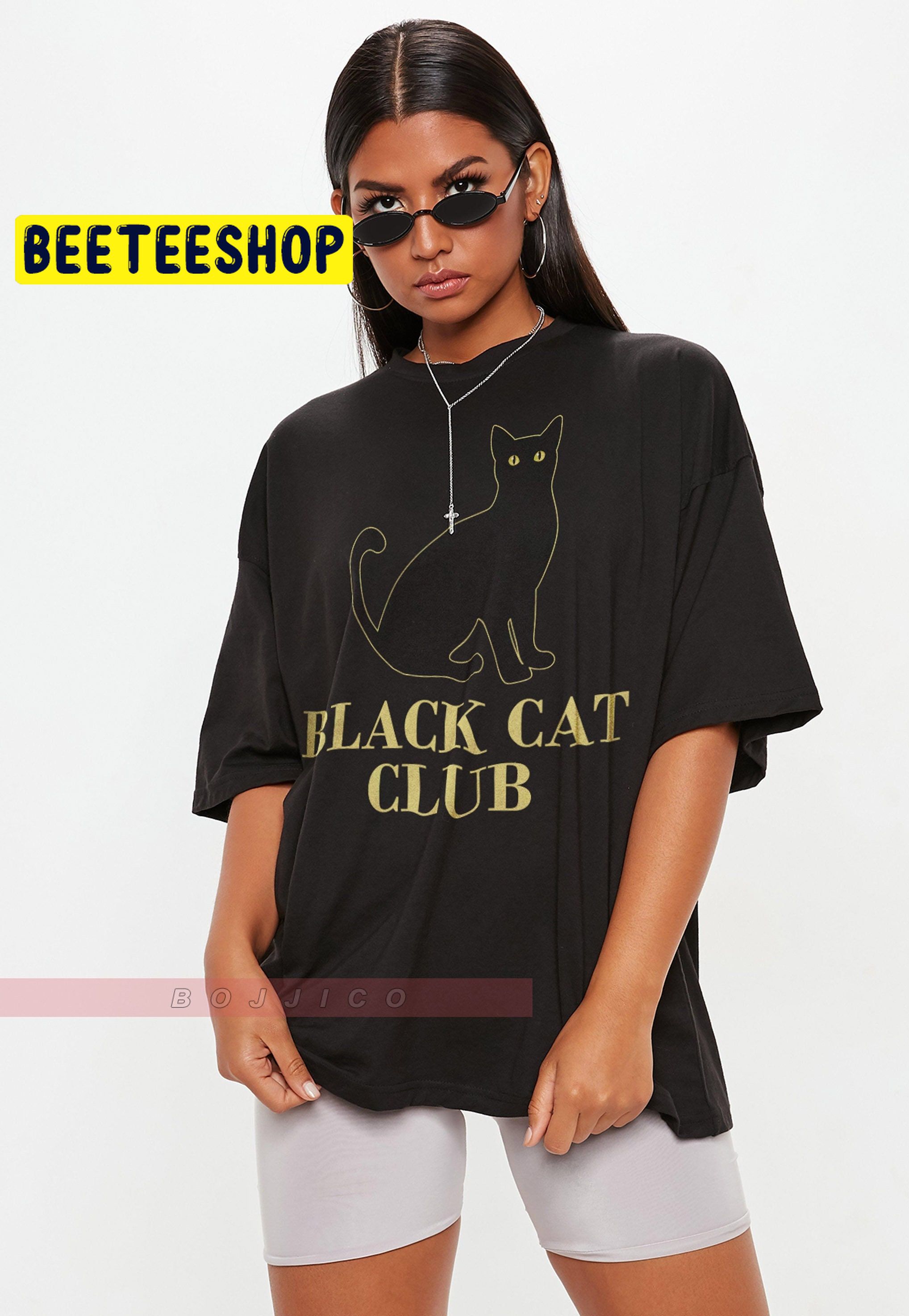 Black Cat Club Trending Unisex T-Shirt