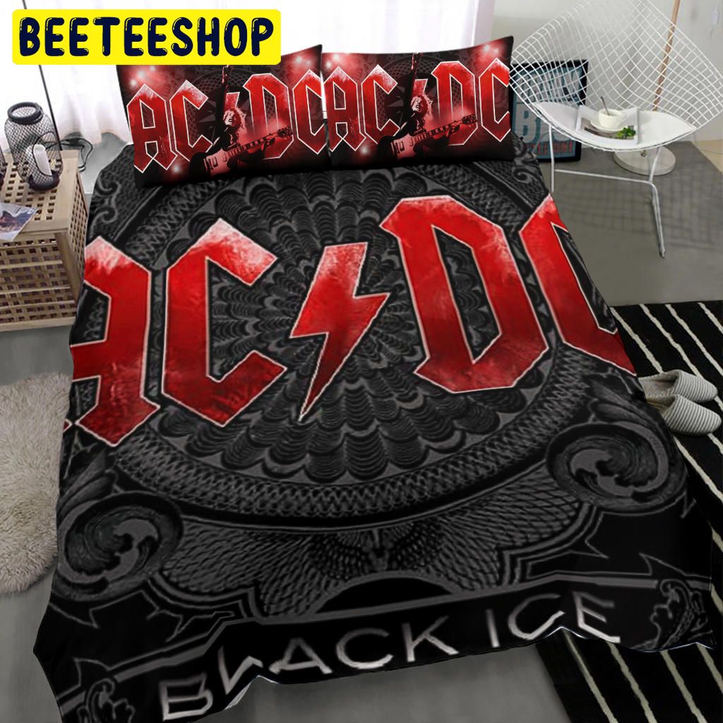 Black Ice ACDC Band Bedding Set