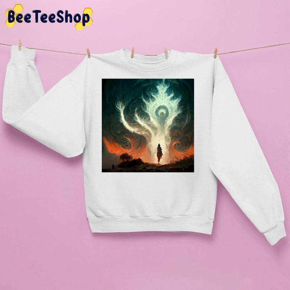 Blood Born Traveler Giant Wind Magic Trending Unisex Sweatshirt