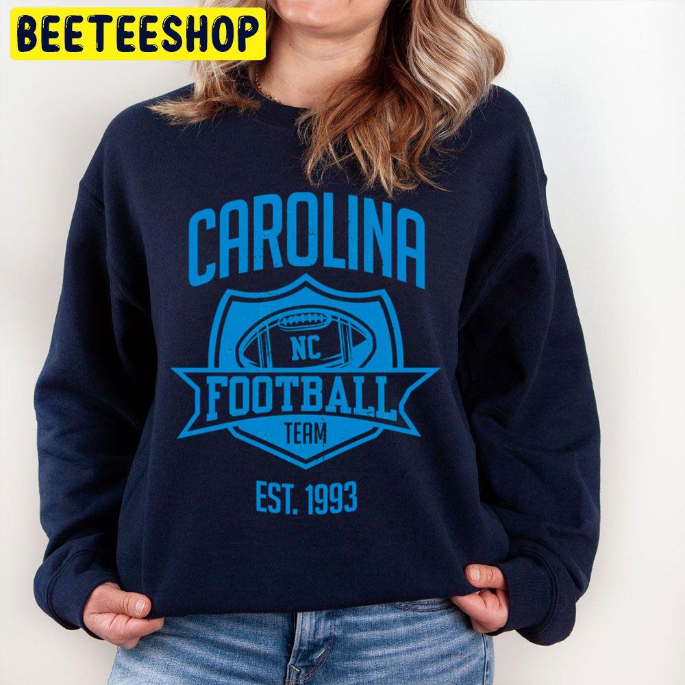 Blue Art Carolina Panthers Football Team Est 1993 Trending Unisex Sweatshirt