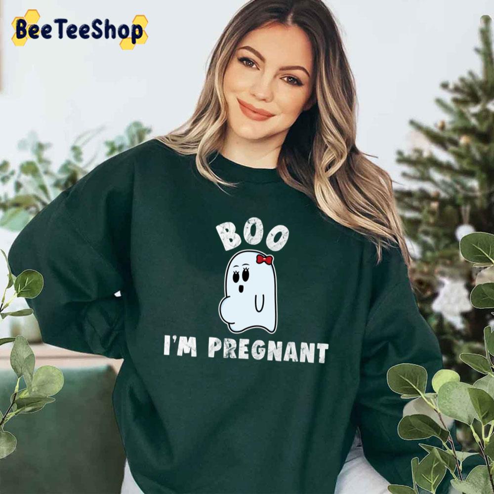 Boo I’m Pregnant Halloween Pregnancy Trending Unisex Sweatshirt