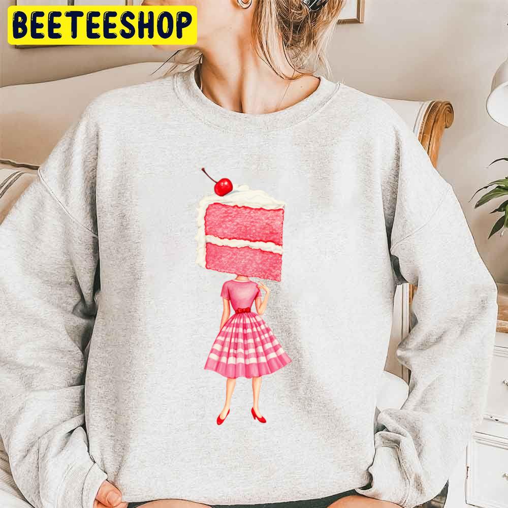 Cake Head Pin Up Cherry Unisex Sweatshirt