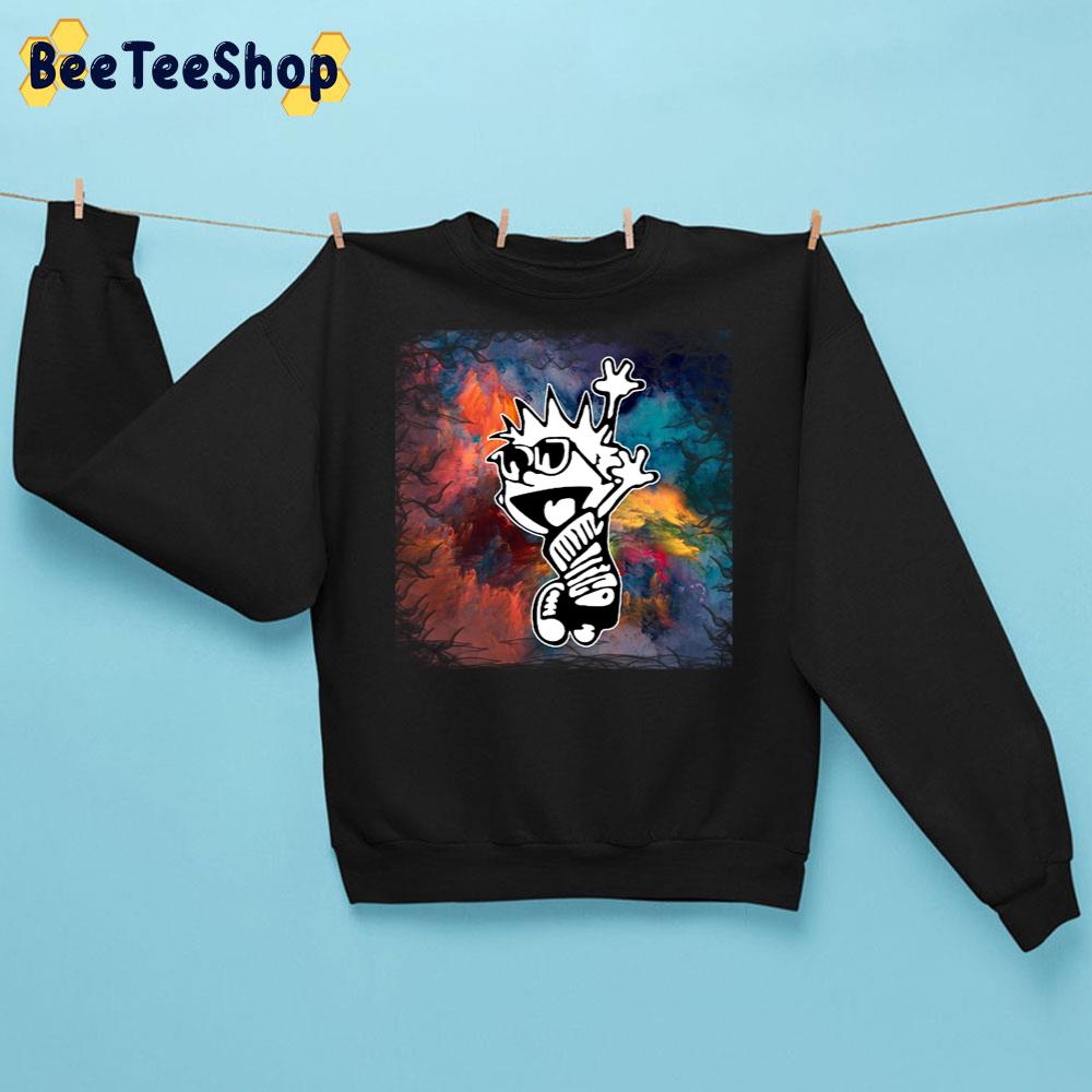 Calvin Dancing Color Splach Unisex Sweatshirt