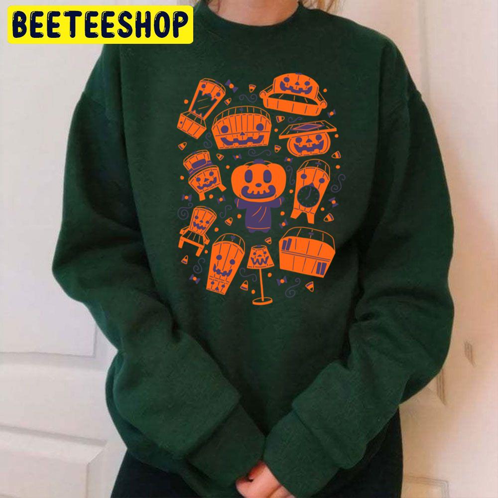 Candy Crossing Cute Icon Halloween Trending Unisex Sweatshirt