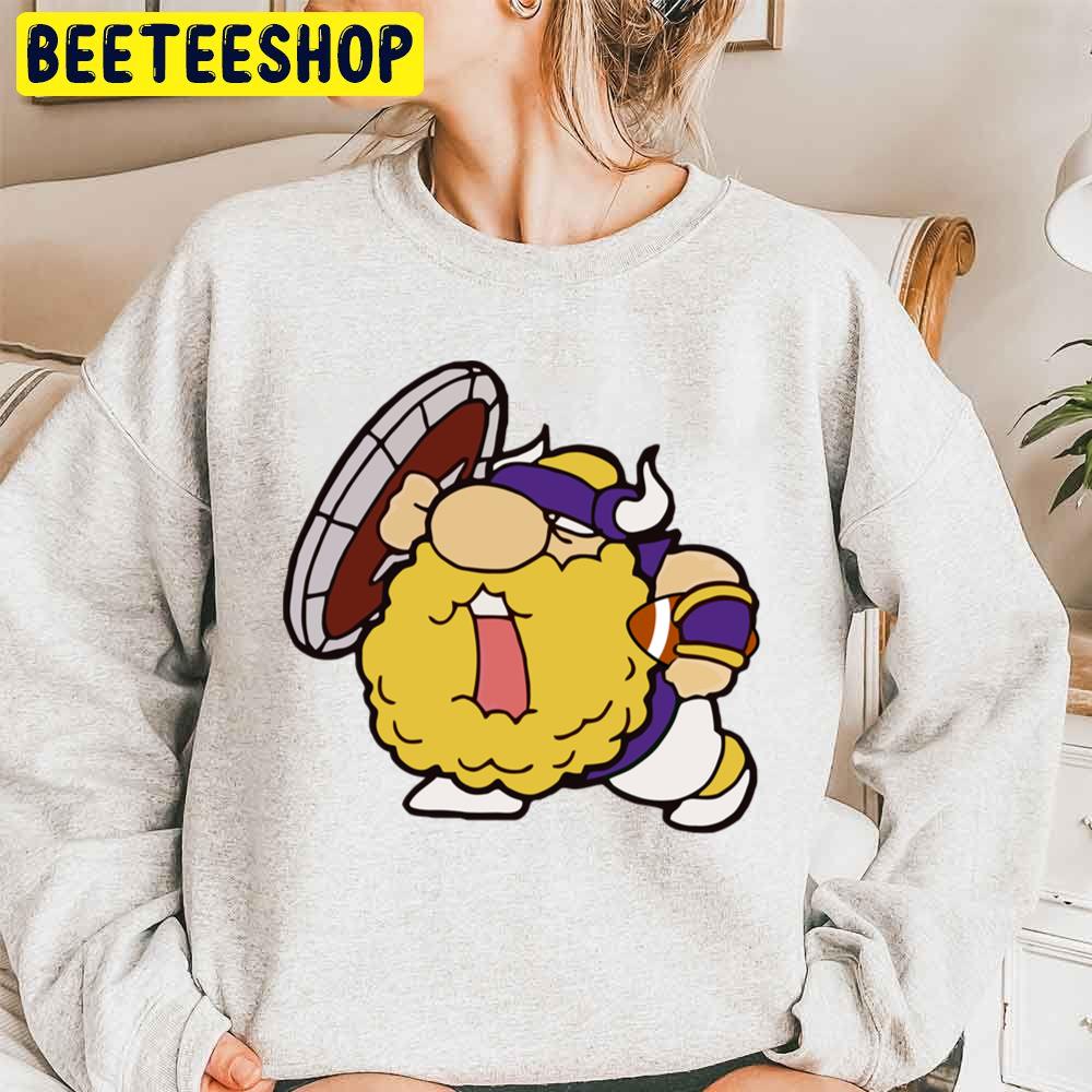 Cartoon Art Minnesota Vikings Football Trending Unisex Sweatshirt