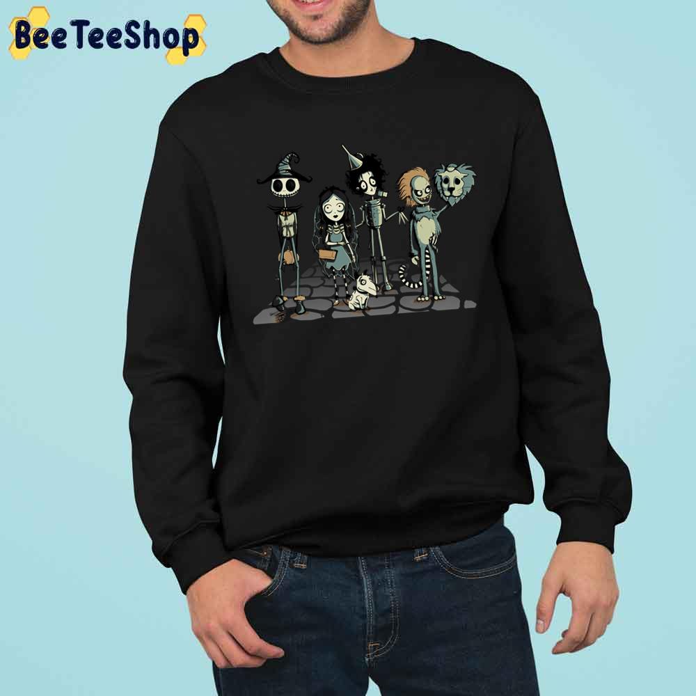 Cartoon Burtons Of Oz Halloween Unisex Sweatshirt