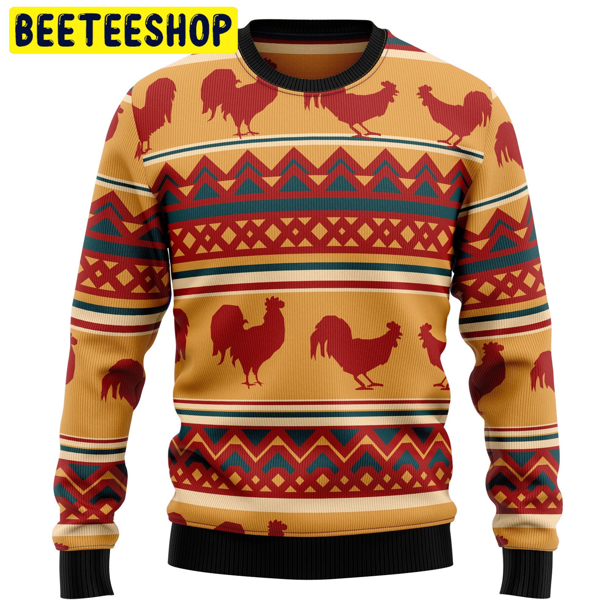 Chicken Trending Ugly Christmas Sweatshirt