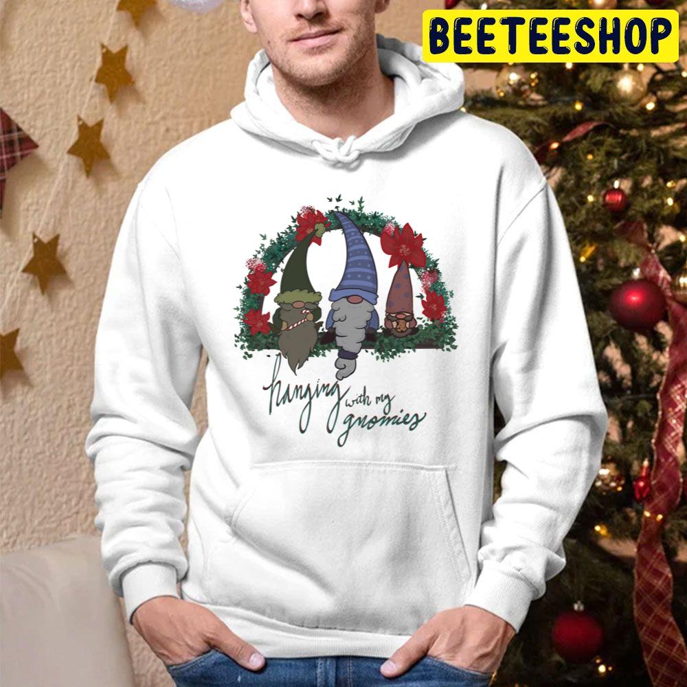 Christmas Hanging With My Gnomies Trending Unisex Hoodie