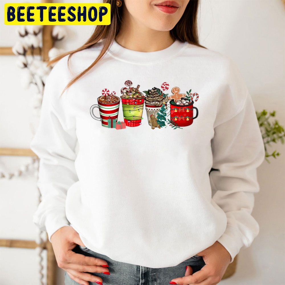 Christmas Latte Fall Cofee Cup Trending Unisex Sweatshirt