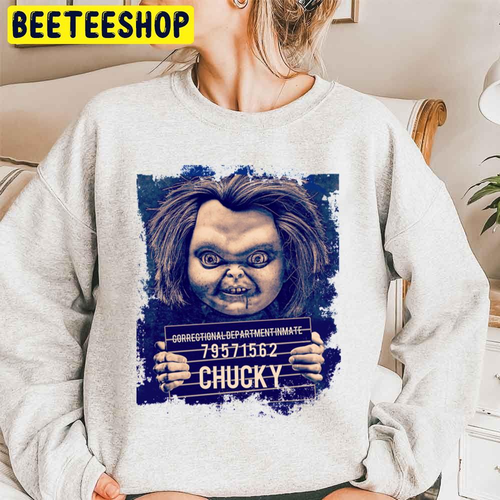 Correctional Dep Artment Immate 79571562 Chucky Halloween Trending Unisex Sweatshirt