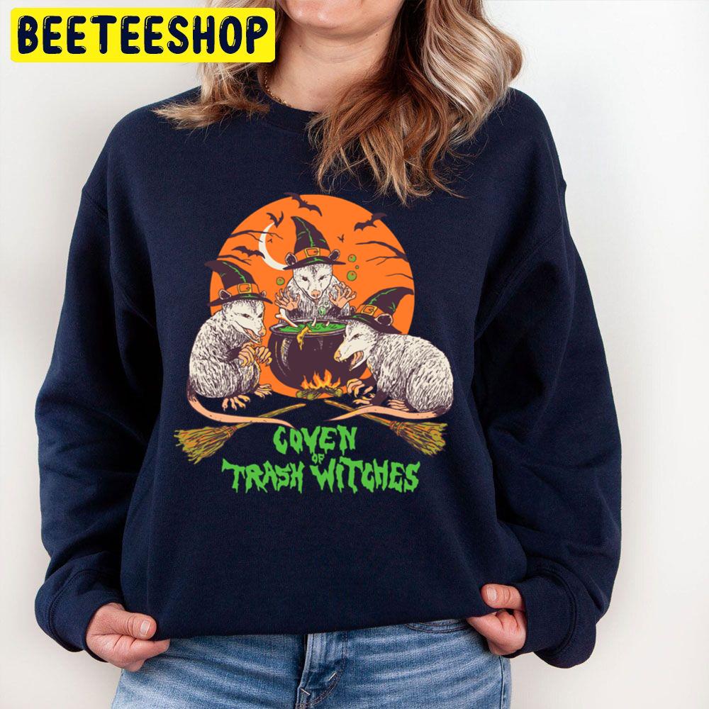 Coven Of Trash Witches Halloween Trending Unisex Sweatshirt