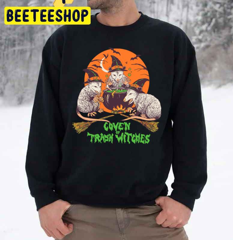 Coven Of Trash Witches Halloween Unisex Sweatshirt