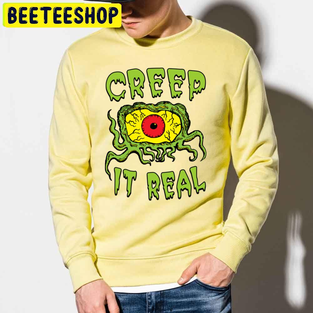 Creep It Real Zombie’s Eye Halloween Trending Unisex Sweatshirt