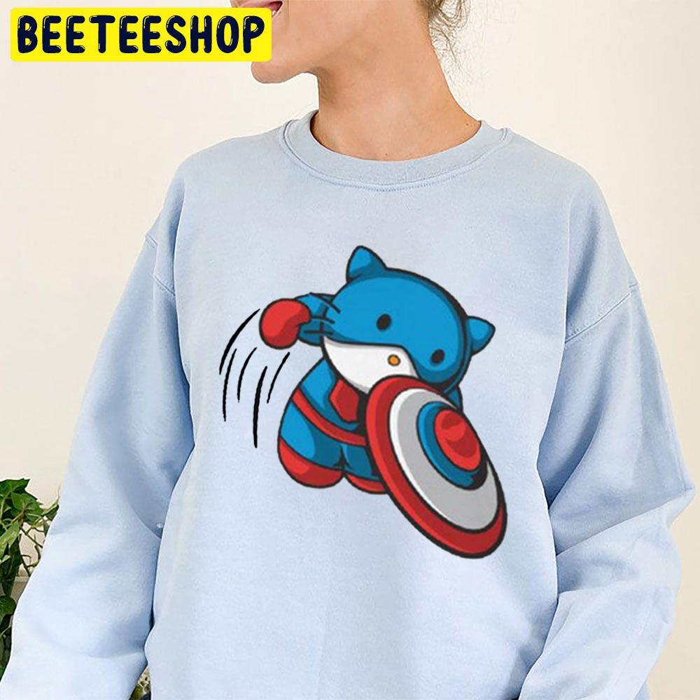 Cute Captain Kitty Trending Unisex Sweatshirt