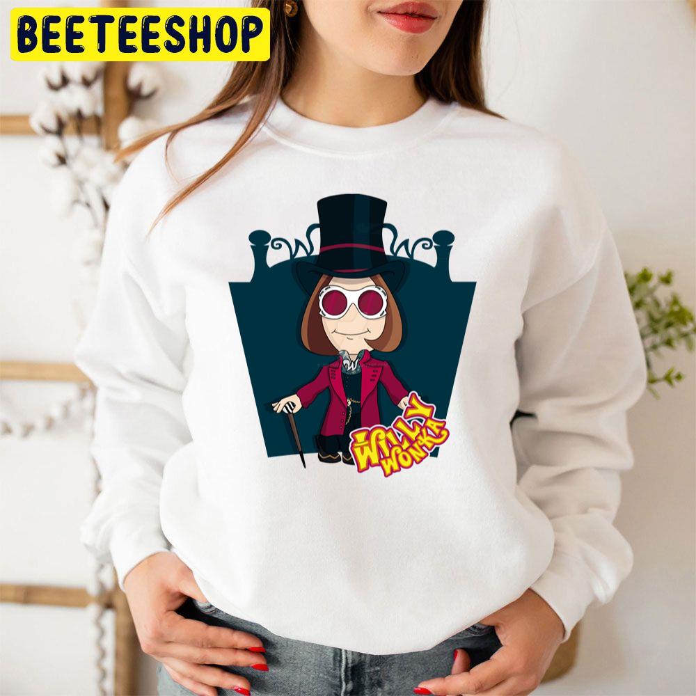 Cute Draw Willy Wonka Trending Unisex Sweatshirt - Beeteeshop