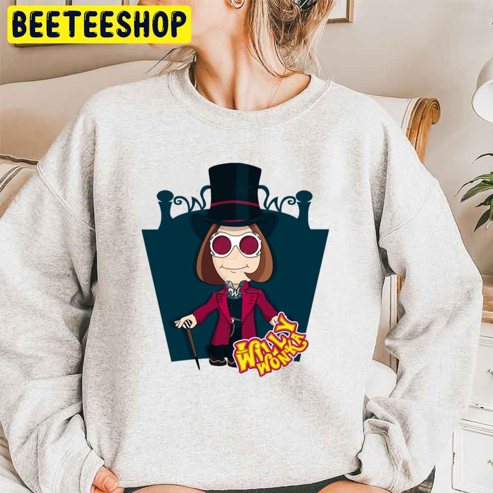 Cute Draw Willy Wonka Trending Unisex Sweatshirt