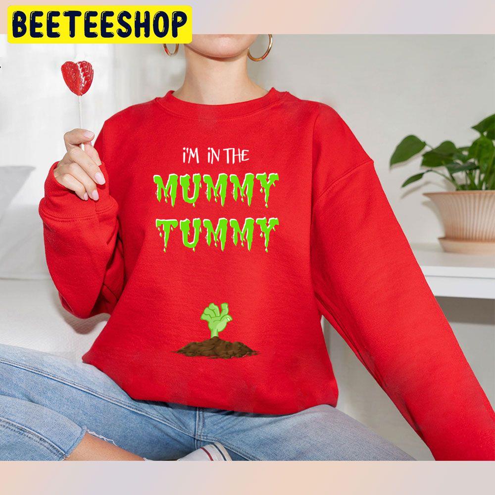 Cute Expecting Mother I’m In The Mummy Tummy Funny Halloween Trending Unisex Sweatshirt