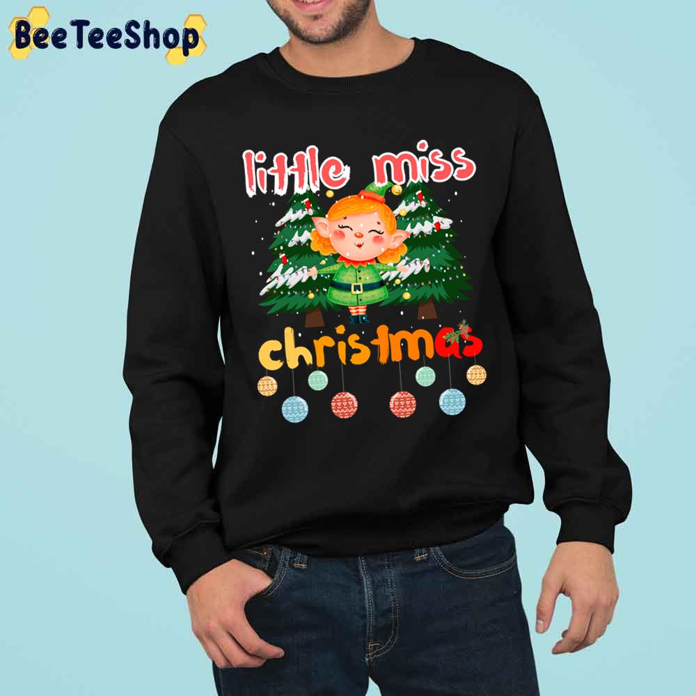 Cute Little Miss Christmas Trending Unisex Sweatshirt