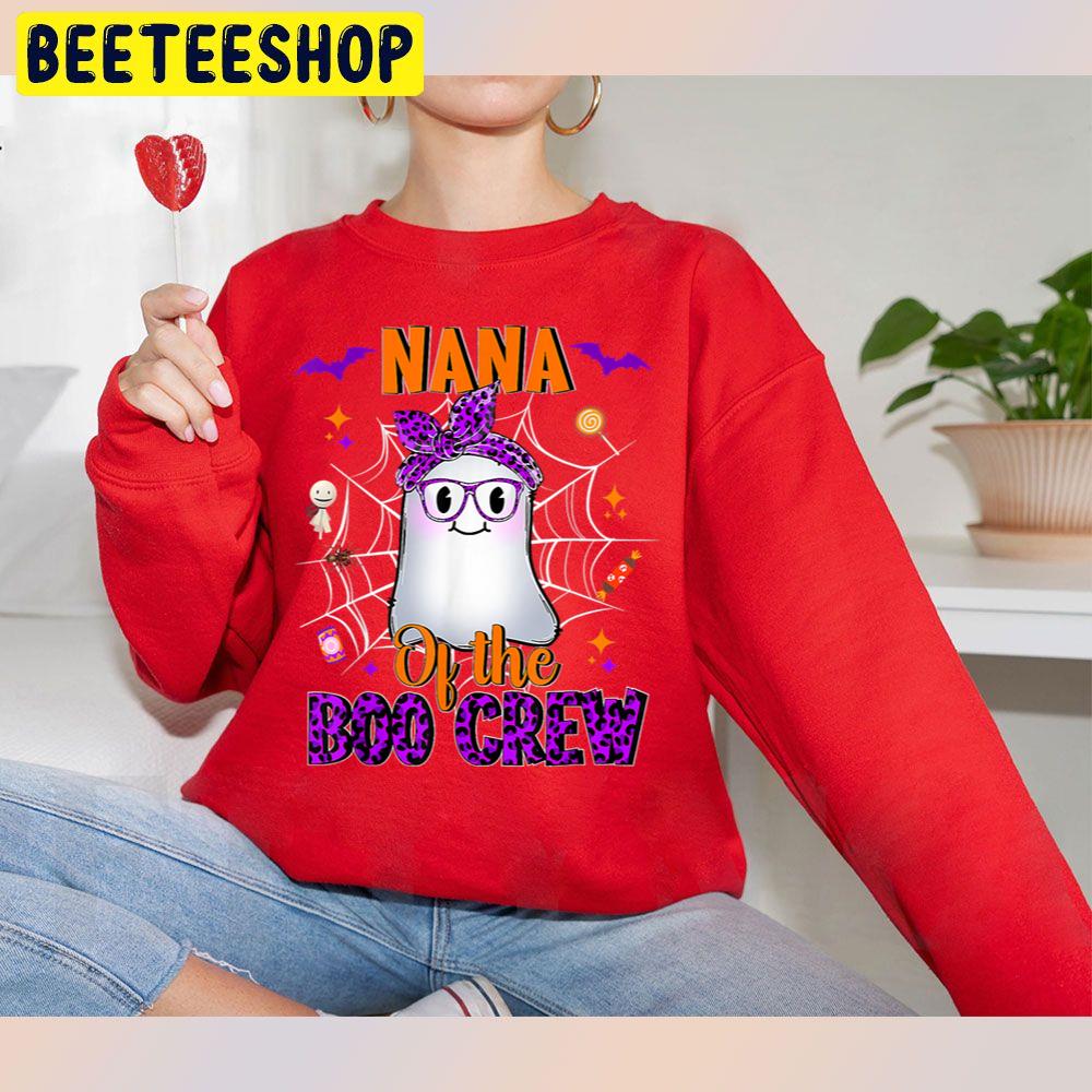 Cute Nana Boo Crew Ghost Grandma Halloween1 Trending Unisex Sweatshirt