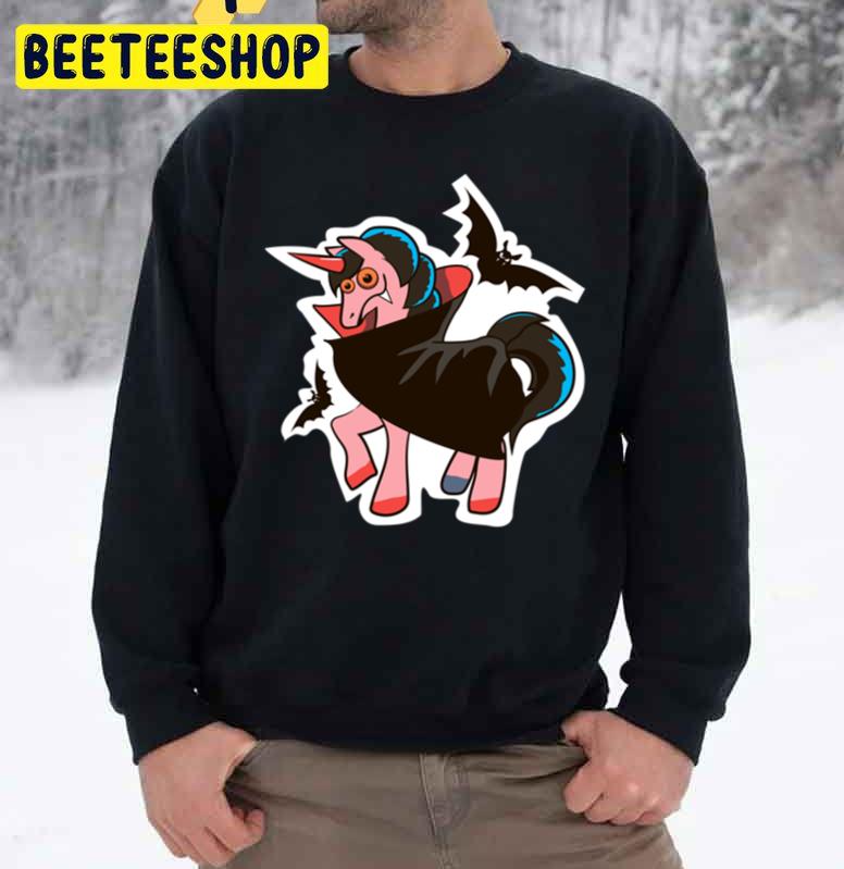 Cute Vampier Unicorn Halloween Unisex Sweatshirt