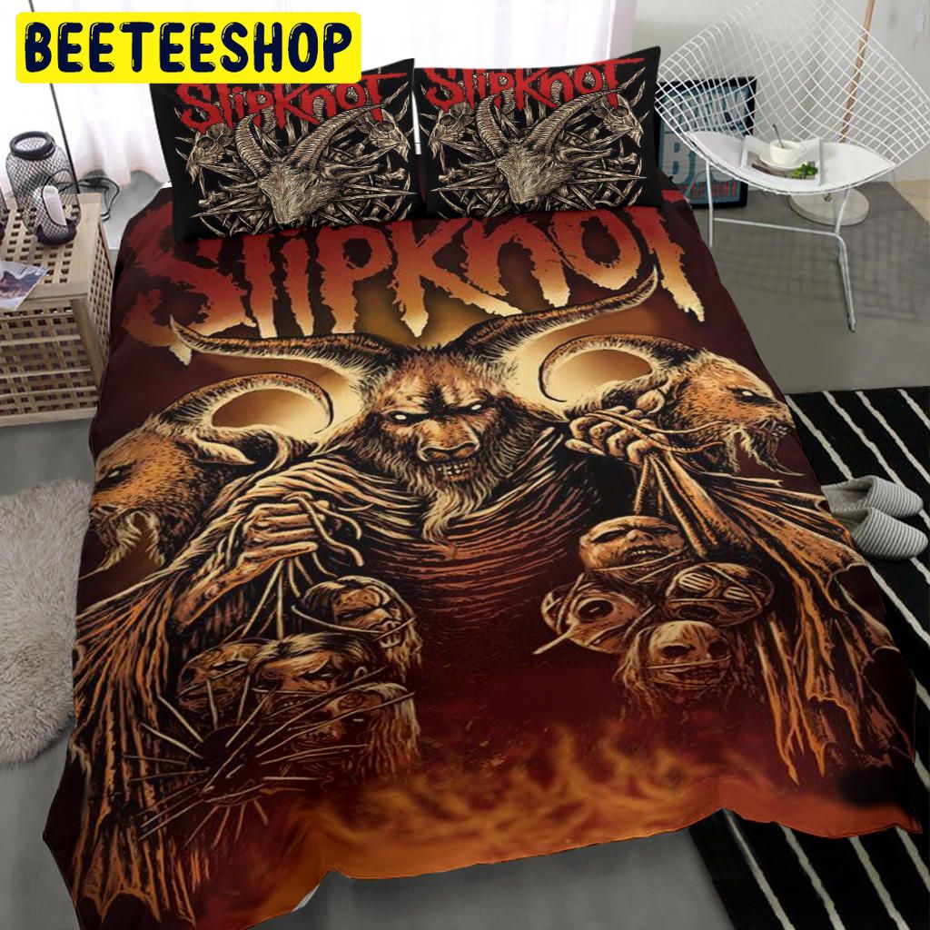 Devil Keep Masks Slipknot Rock Band Bedding Set