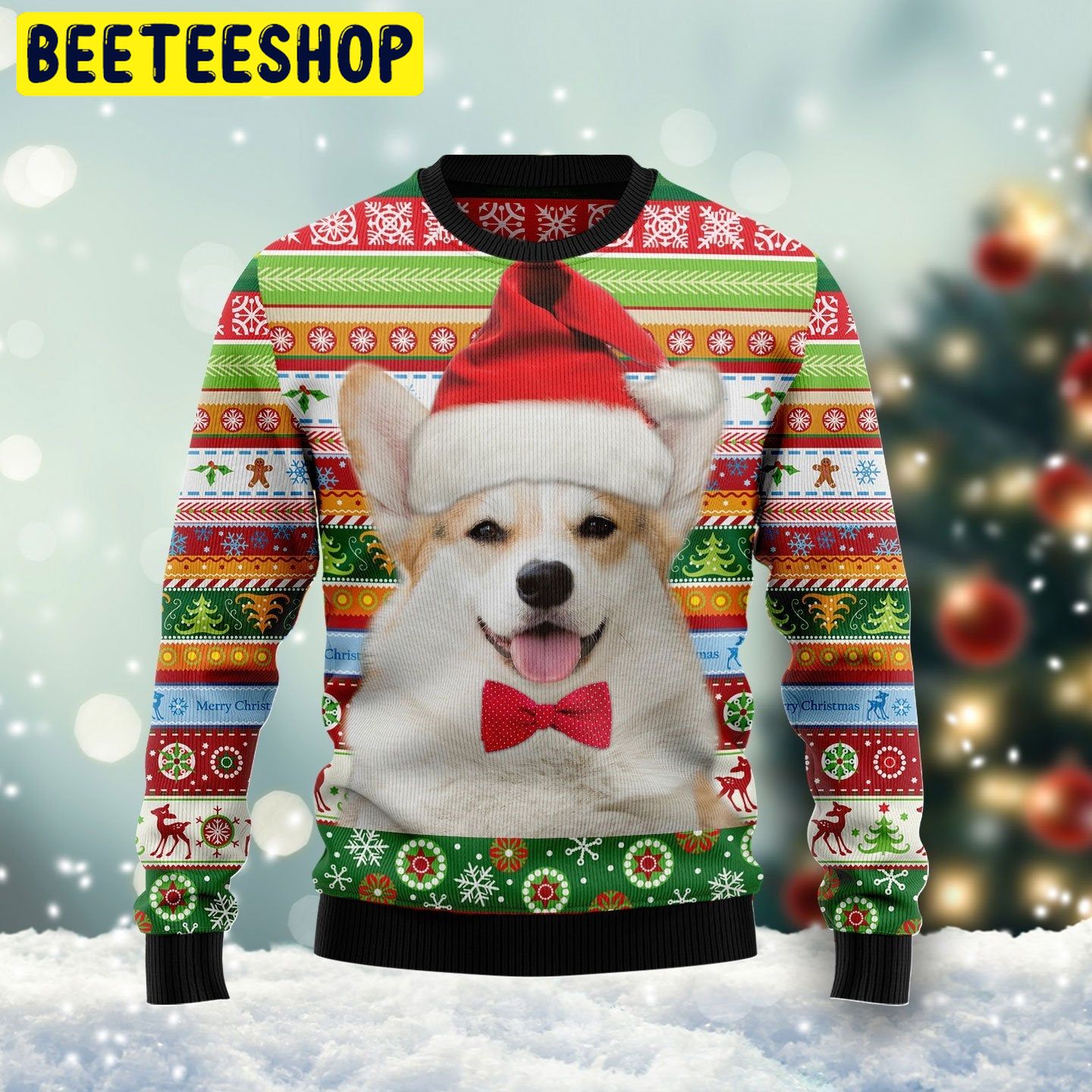 Dog Merry Christmas Trending Ugly Christmas Sweatshirt