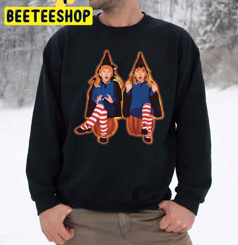 Double Double Toil And Trouble Halloween Movie Twins Unisex Sweatshirt