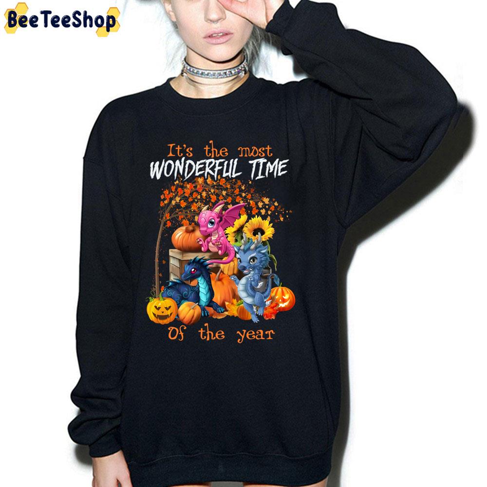 Dragon Pumpkin It’s The Most Wonderful Time Of The Year Trending Unisex Sweatshirt