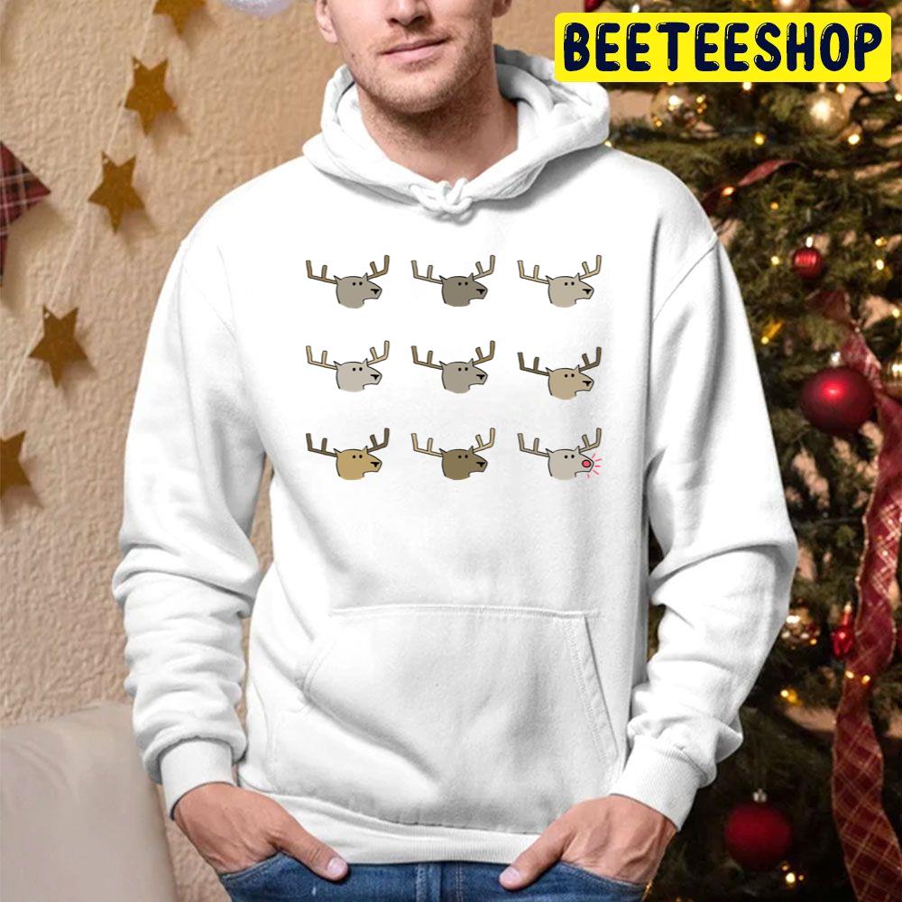 Eight Tiny Reindeer Trending Unisex Hoodie