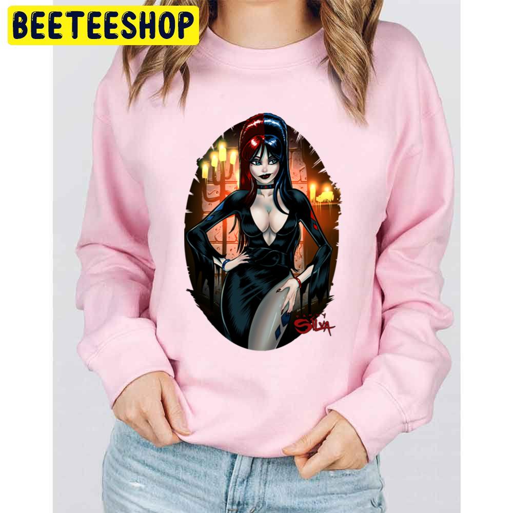 Elvira Quinn Mistress Of Mayhem Halloween Trending Unisex Sweatshirt