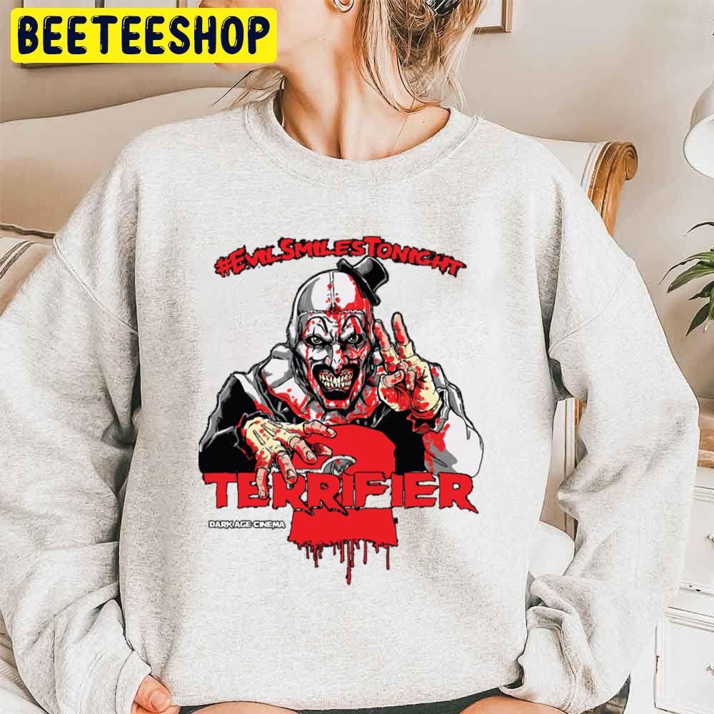 Evil Smiles Tonight Terrifier Halloween Trending Unisex Sweatshirt