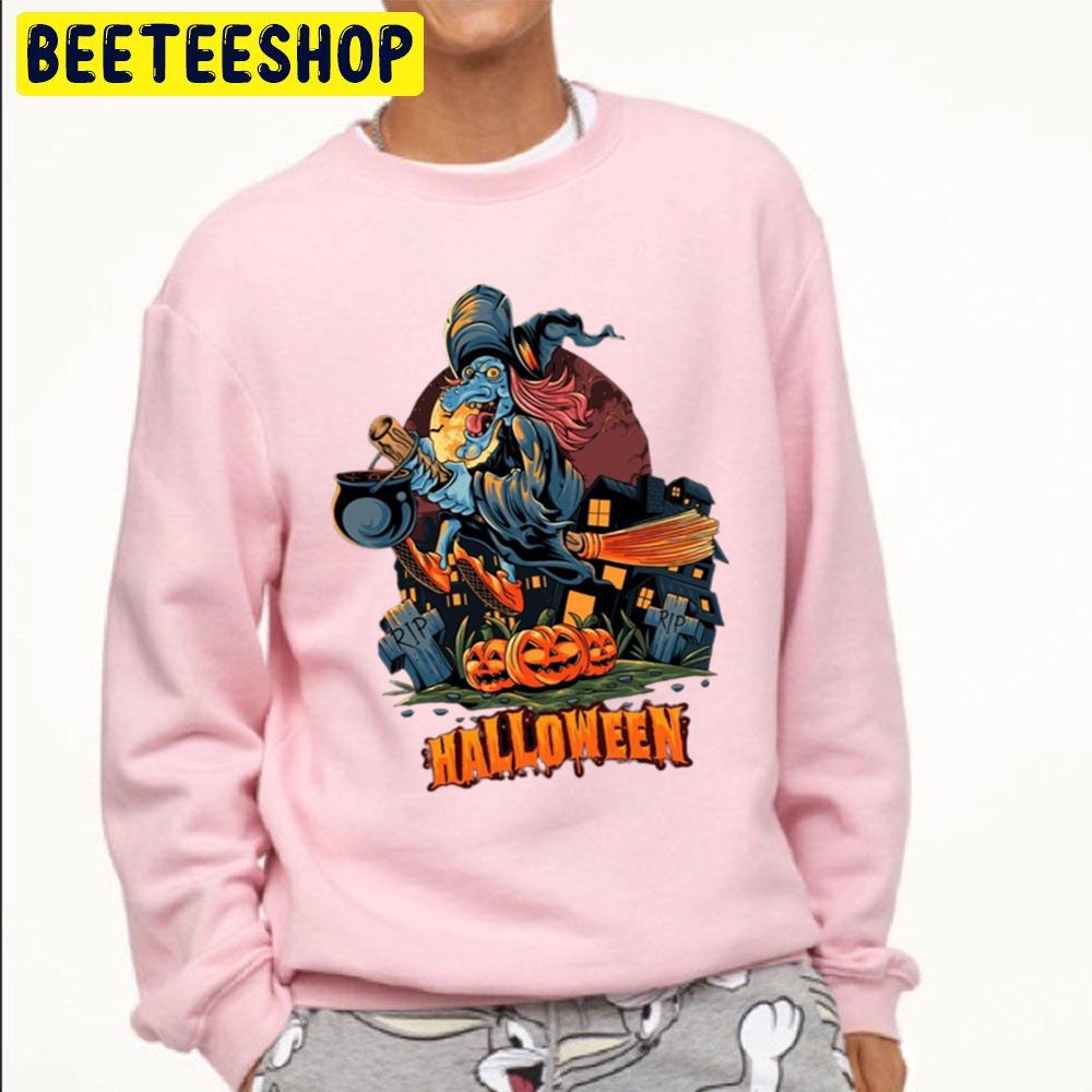 Evil Witch Halloween Trending Unisex Sweatshirt