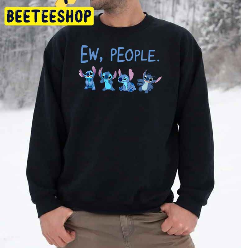 Ew People Stitch Happy And Cute Trending Unisex Sweatshirt