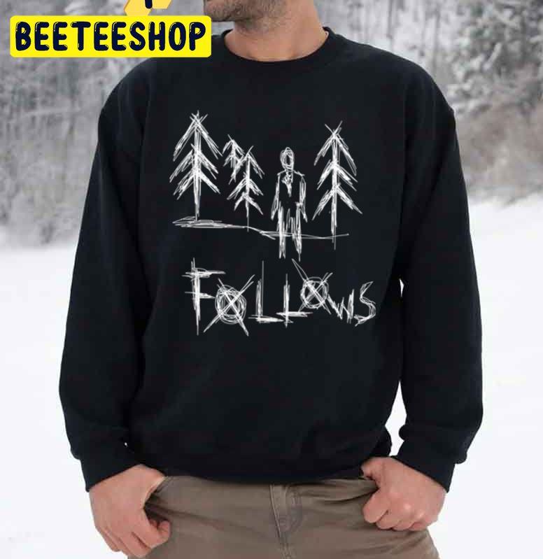 Follows Slender Halloween Trending Unisex Sweatshirt