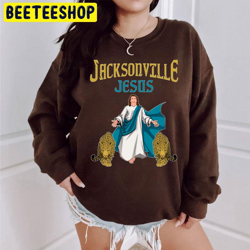 Jacksonville Jesus Trevor Lawrence And His Jaguars Unisex T-shirt - Teeruto